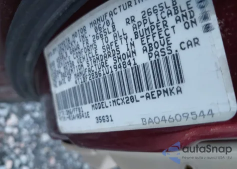 2001 Toyota Avalon Xl z USA, uszkodzony, nr VIN 4T1BF28B61U194841